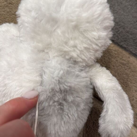 White Plush Penguin Toy for Small Pets - Picture 5 of 8